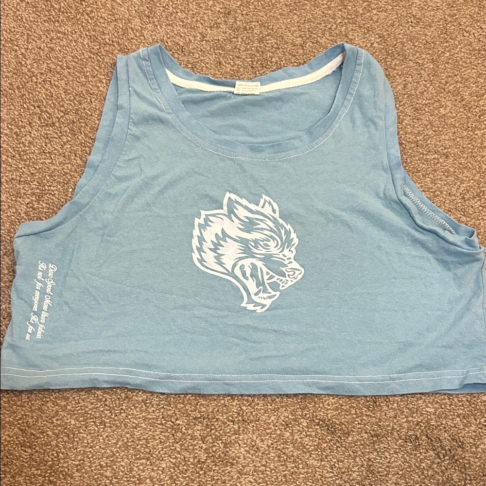Darc Sport Blue Tee with White Script